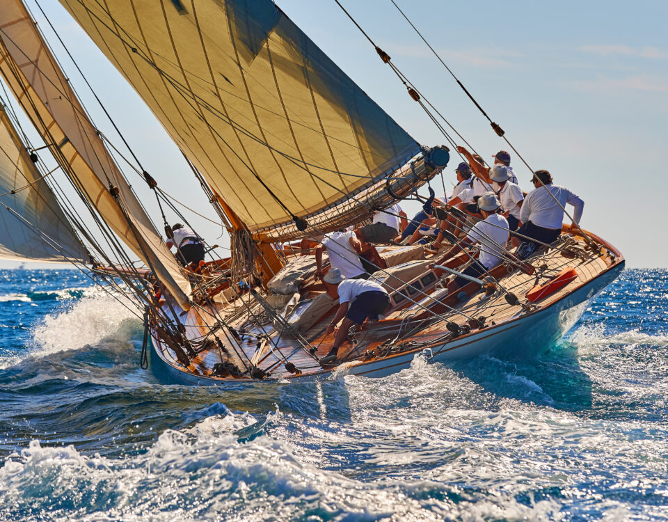 Sailing yacht race. Yachting. Sailing. Regatta